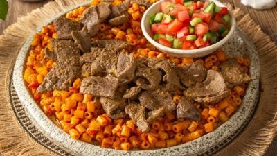 طريقة عمل طاجن مكرونة بالكبدة السريع