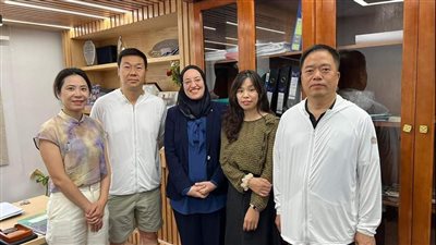 وفد الصين يزور المتحف الروماني بالإسكندرية 