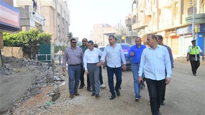 محافظ الغربية يتابع الموقف التنفيذي لمحور طريق المعامل
