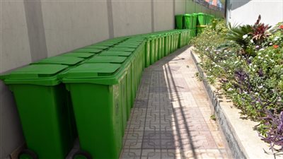 توزيع 1500 صندوق قمامة على الشوارع الرئيسية بالدقهلية