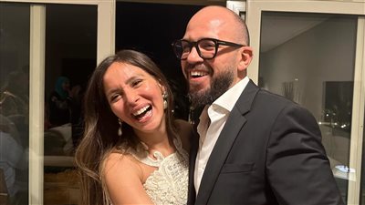 حفل زفاف جميلة عوض| العروس تعلق على تهنئة نيللي كريم لها.. صور 