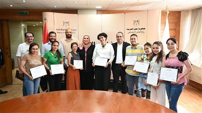 وزيرة التضامن تكرم أبطال الفيلم التسجيلي 