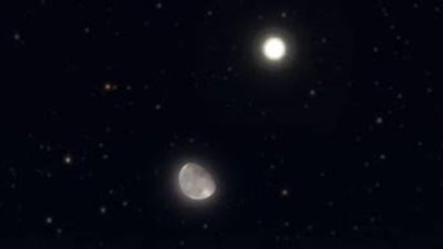 القمر يحتضن النجم بولوكس في مشهد بديع.. غدًا 