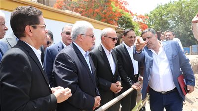 وزير التعليم العالي يزور أرض مستشفى بنها الجامعي الجديد