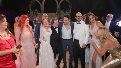 حفل زفاف جميلة عوض وأحمد حافظ .. نجوم الفن والغناء أبرز الحضور