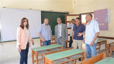 نائب محافظ البحيرة تتفقد مدارس امتحانات الثانوية العامة 2024