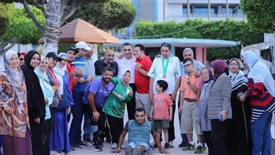 تكريم ابطال ذوى الهمم بأصحاب الجياد 