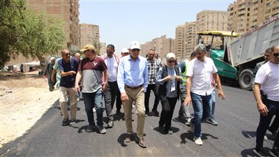 محافظ الجيزة يتفقد أعمال التطوير بقطاعات طريق وترعة المريوطية بفيصل