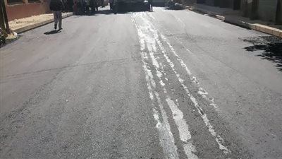   بطول 7 كيلو متر ... المنيا تتابع خطة الرصف  للشوارع والطرق 