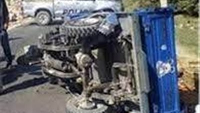 إصابة 5 أشخاص في انقلاب تروسيكل بالفيوم