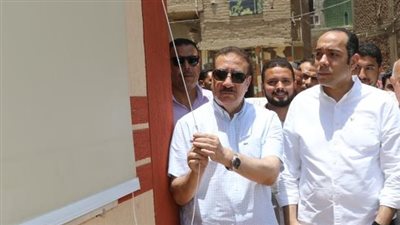 محافظ المنوفية يفتتح ممشى أشمون الجديد والسوق النموذجي بكفر زلابية