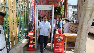 محافظ المنوفية يتفقد انتظام سير امتحانات الثانوية العامة 