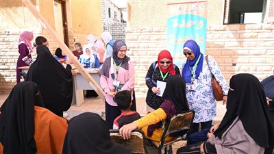 جامعة الفيوم تنظم قافلة تنموية شاملة بقرية فانوس بمركز طامية 