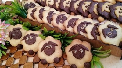 لضيافة العيد| حضري كوكيز شكل الخروف في المنزل