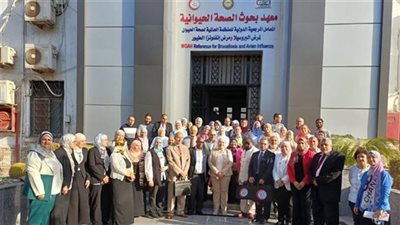 جولة تفقدية لوفد الكوميسا لمعهد بحوث الصحةالحيوانية التابع لمركز البحوث الزراعية 