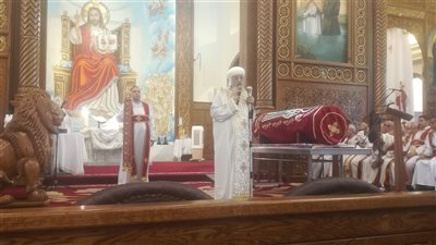 تعرف على كنيسة القديس الأنبا أبرآم الجديدة في ديره بالعزب بالفيوم