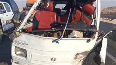 إصابة 7 أشخاص إثر تعرضهم لحادث انقلاب سيارة  