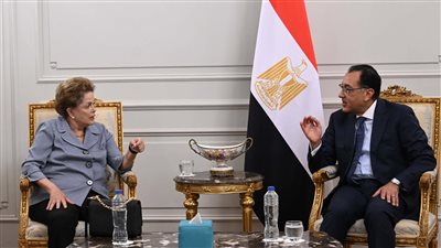 رئيس الوزراء يلتقي رئيسة بنك التنمية الجديد التابع لتجمع البريكس