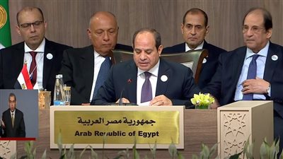 السيسي: غزة محاطة بالقتل والتدمير والتجويع وتقع تحت حصار مخجل للعالم