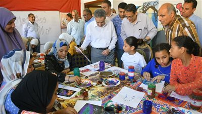 محافظ الغربية يشهد انطلاق أنشطة التنمية البشرية بقرية 