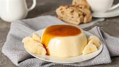 حلوى العيد.. طريقة عمل كريم كراميل بالموز