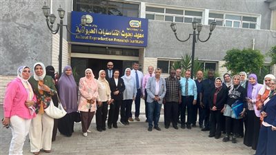 وفد الكوميسا يتفقد معهد بحوث التناسليات الحيوانية
