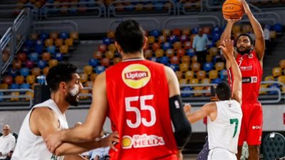 الإتحاد السكندري يستعيد تقدمه على الأهلي في نهائي دوري السلة 