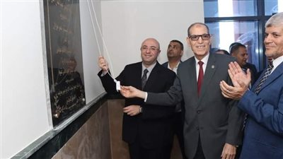 رئيس هيئة النيابة الإدارية يفتتح مجمع النيابات بمدينة بني سويف الجديدة