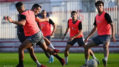 فقره تدريبات بدنيه متنوعه للاعبى الزمالك 