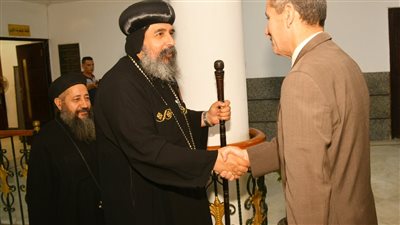 محافظ الغربية يستقبل الأنبا أغناطيوس للتهنئة بعيد الأضحى المبارك