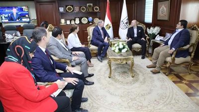 محافظ بني سويف يستقبل سفير الإتحاد الأوروبي 
