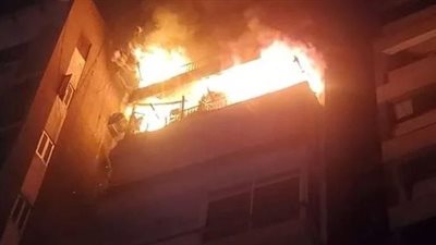 السيطرة على حريق شقة سكنية في منشأة القناطر بالجيزة