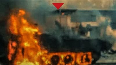 المقاومة تفجر مدرعة نمر إسرائيلية ومقتل 8 جنود محترقين داخلها 