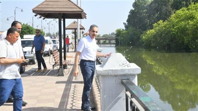 رفع الاشغالات وتجهيز الحدائق والمتنزهات العامة بالغربية