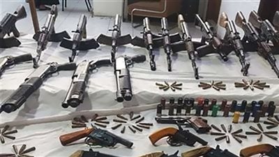 ضبط 320 سلاحًا ناريًا بينها جرينوف و118 بندقية