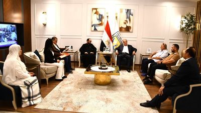 وفد الكنيسة الكاثوليكية يهنئ محافظ جنوب سيناء بعيد الأضحى المبارك 