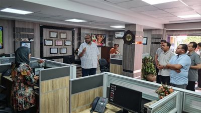 رئيس مياه الشرب بسوهاج يتفقد أعمال التشغيل والصيانة بمواقع العمل 