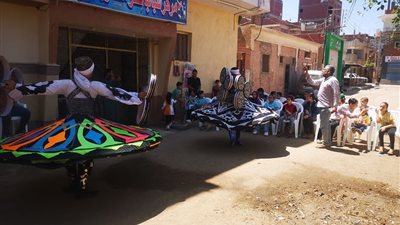 ألعاب ترفيهية وعرائس في احتفالات عيد الأضحى بمركز شباب كفر منصور بالقليوبية