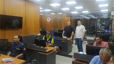 سكرتير مساعد البحيرة يتابع غرفة العمليات الرئيسية خلال العيد