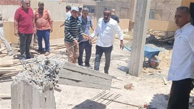 استمرار حملات إزالة التعديات بمدينة العبور خلال إجازة عيد الاضحى