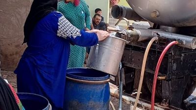 إنقطاع مياه الشرب يثير غضب أهالى الدقهلية
