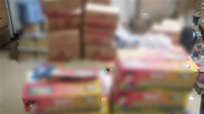 ضبط 6000 عبوة عصائر مجهولة المصدر وغير صالحة للإستهلاك الآدمي بطما