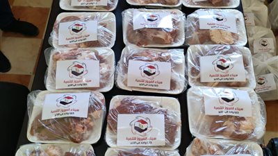 شمال سيناء: توزع لحوم الأضاحي على 200 من الأسر المستحقة