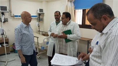 وكيل صحة الشرقية يتفقد الخدمات الطبية بحميات وصدر الزقازيق 