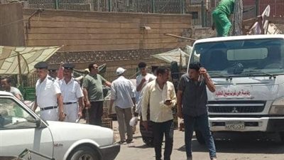 تحرير 150 محضر إشغال طريق بغرب شبين الكوم