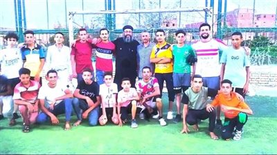 رموز الدين المسيحي يشاركون في احتفالات عيد الأضحى بمركز شباب بناويط بسوهاج