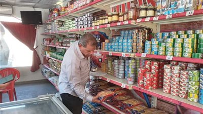 ضبط 1200 عبوة غذائية مغشوشة في حملة لصحة المنوفية