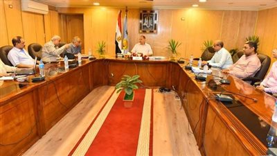 محافظ أسيوط يناقش مستجدات أعمال رصف الطرق ضمن مشروعات الخطة الاستثمارية