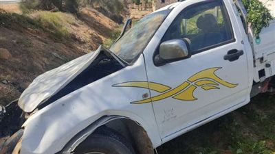 إصابة 10 أشخاص في حادث انقلاب سيارة على الطريق الدولي ببورسعيد