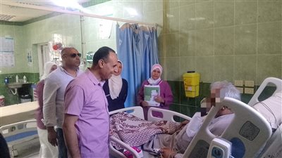 وكيل صحة البحيرة يواصل جولات على المستشفيات